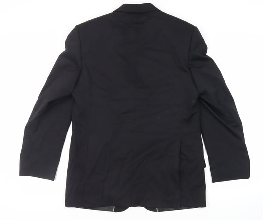 Mens UK Size 40 NEXT Regular Black Suit Jacket