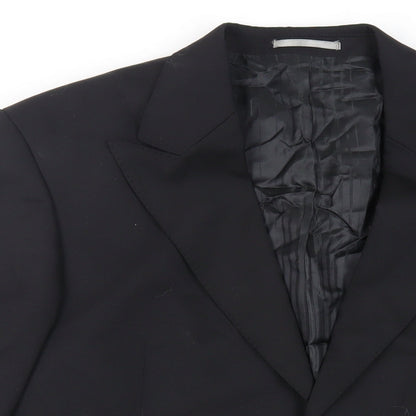 Mens UK Size 40 NEXT Regular Black Suit Jacket