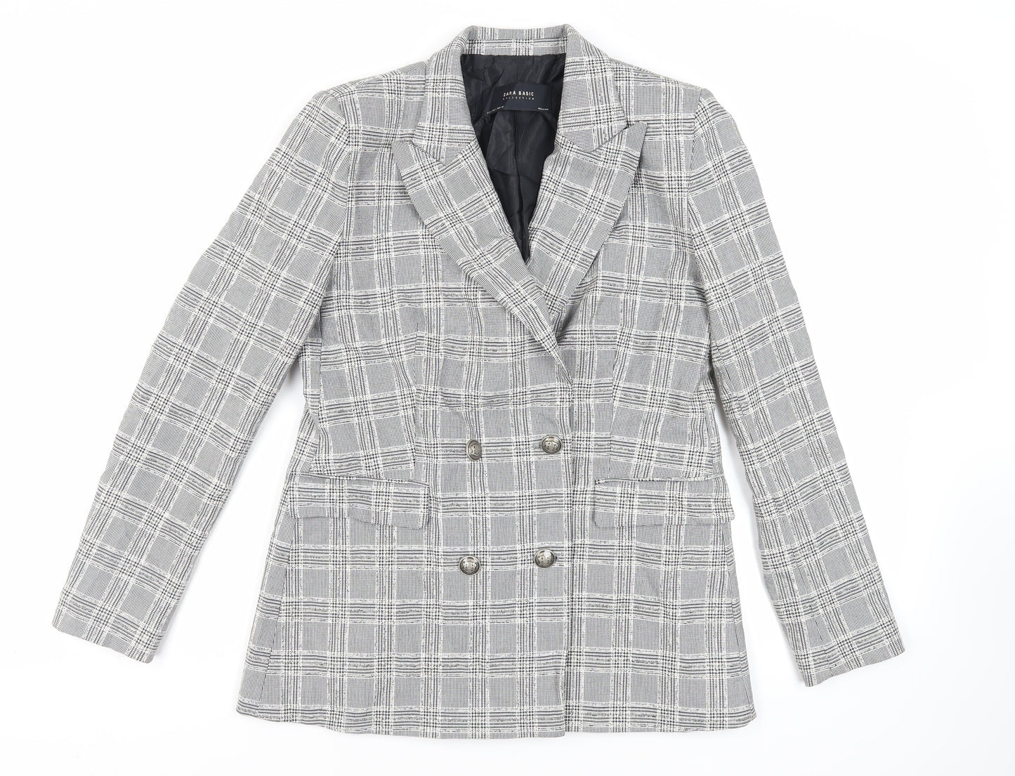Womens UK Size L Zara Grey Jacket