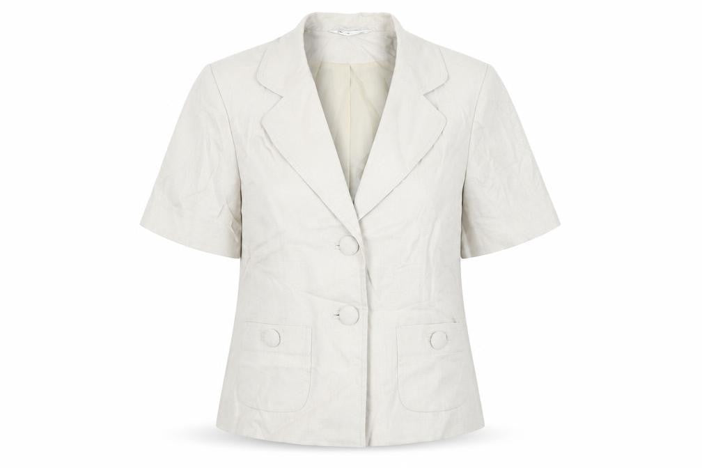 BHS Womens Beige Jacket Blazer Size 12 Button