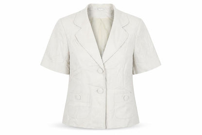 BHS Womens Beige Jacket Blazer Size 12 Button