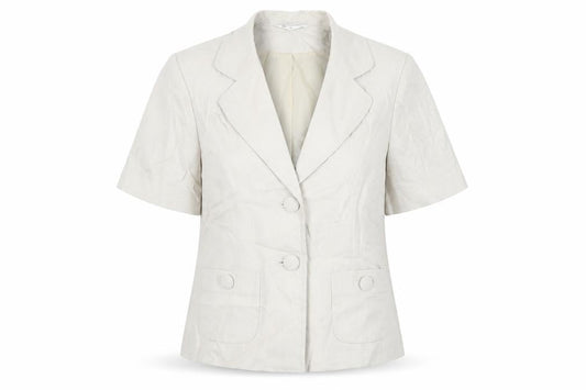 BHS Womens Beige Jacket Blazer Size 12 Button