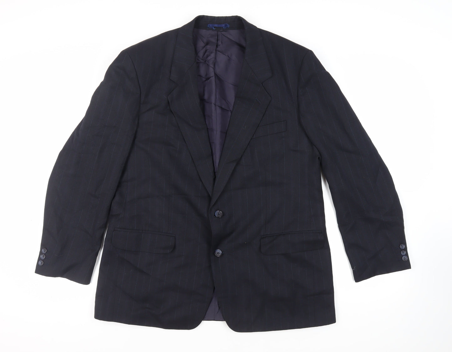 Mens UK Size 42 Greenwoods Regular Blue Suit Jacket
