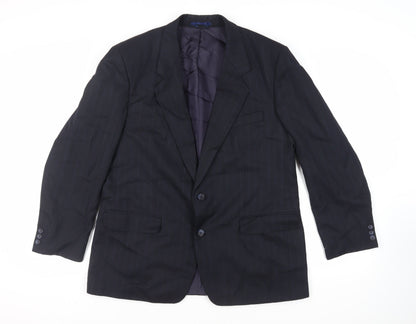 Mens UK Size 42 Greenwoods Regular Blue Suit Jacket