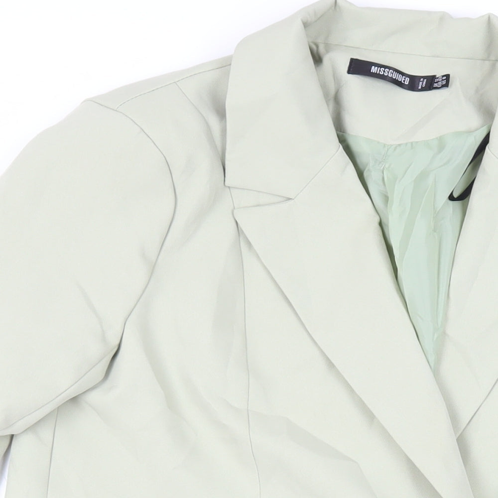 Womens UK Size 12 Missguided Green Jacket