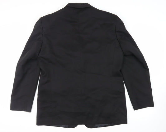 Mens UK Size 44 Zantos Regular Black Suit Jacket