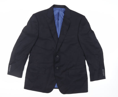 Mens UK Size 42 Marks and Spencer Regular Blue Suit Jacket