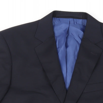 Mens UK Size 42 Marks and Spencer Regular Blue Suit Jacket