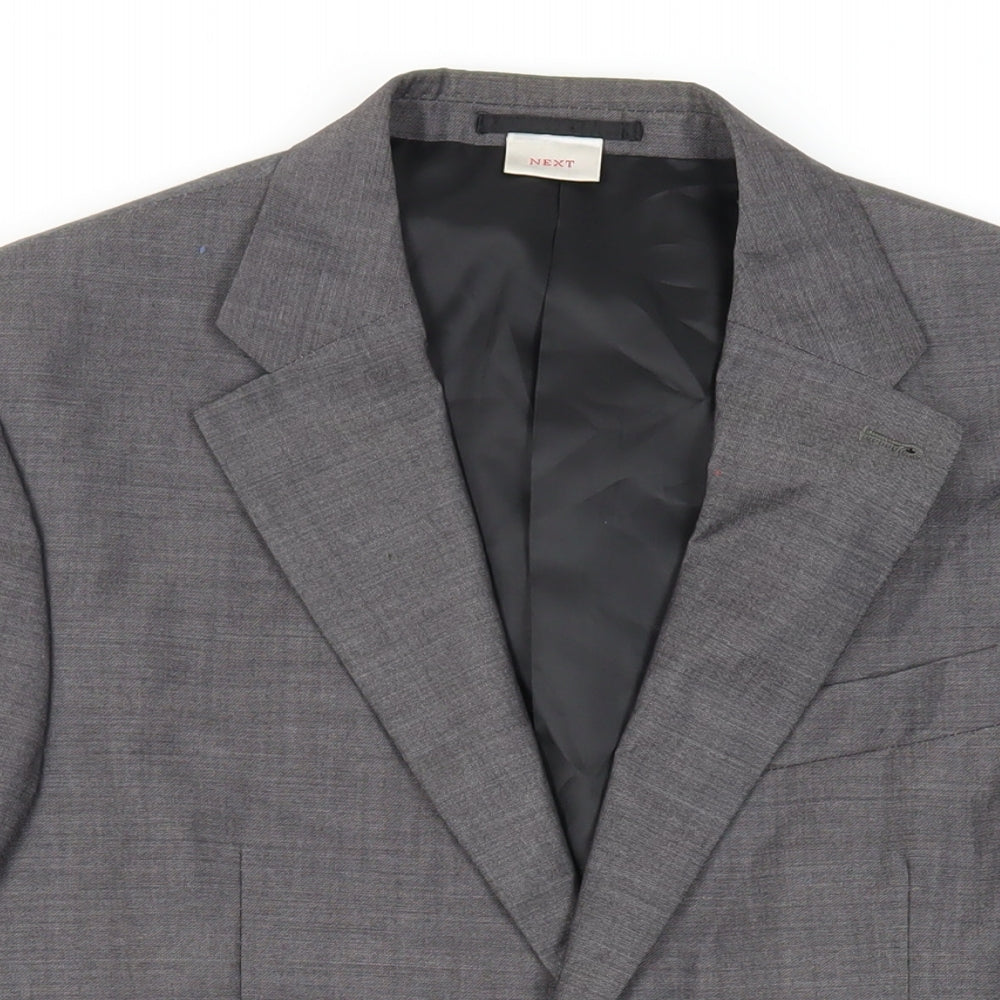 Mens UK Size 38 NEXT Regular Grey Suit Jacket