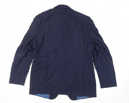 Mens UK Size 44 Marks and Spencer Regular Blue Suit Jacket