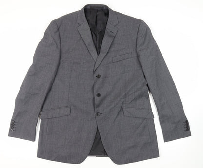 Mens UK Size 46 Marks and Spencer Regular Grey Suit Jacket