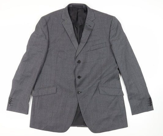 Mens UK Size 46 Marks and Spencer Regular Grey Suit Jacket