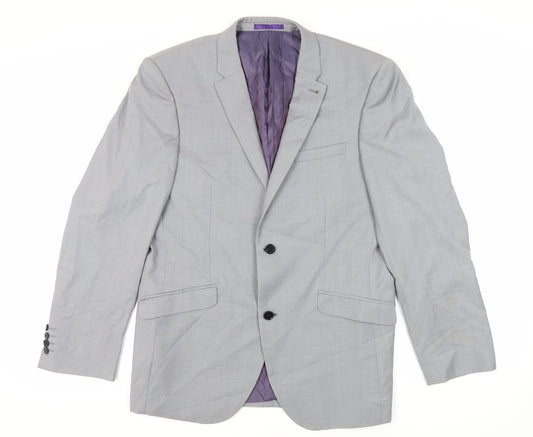 Mens UK Size 40 NEXT Regular Grey Suit Jacket