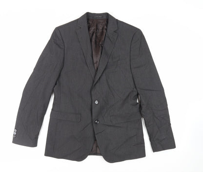 Mens UK Size 38 Zara Man Regular Black Suit Jacket