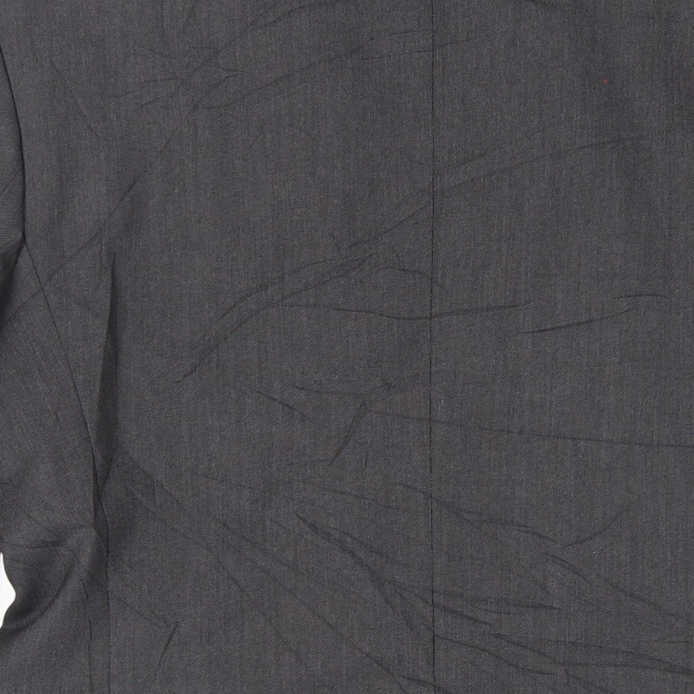 Mens UK Size 38 Zara Man Regular Black Suit Jacket