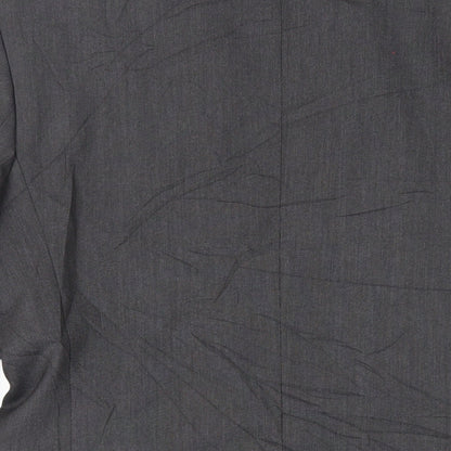 Mens UK Size 38 Zara Man Regular Black Suit Jacket