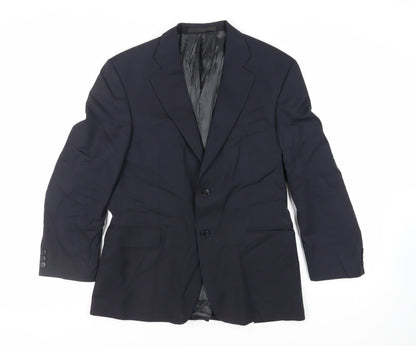 Mens UK Size 40 Marks and Spencer Regular Blue Suit Jacket