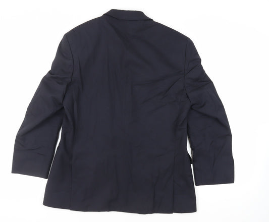 Mens UK Size 40 Marks and Spencer Regular Blue Suit Jacket