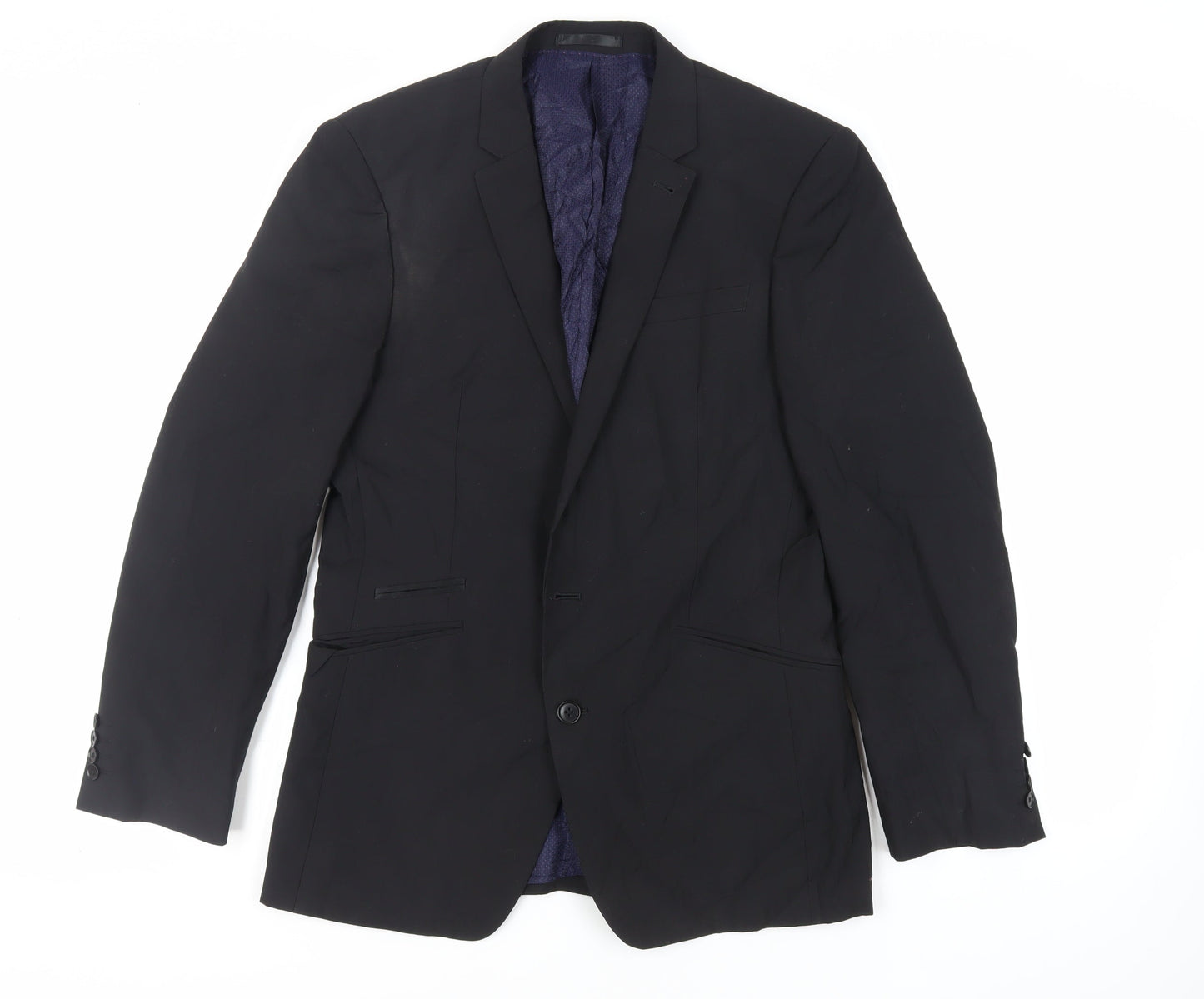 Mens UK Size 38 NEXT Regular Black Suit Jacket