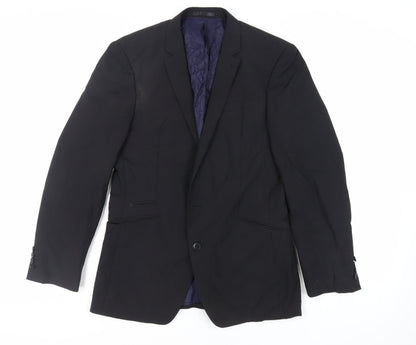 Mens UK Size 38 NEXT Regular Black Suit Jacket