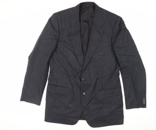 Mens UK Size 40 St Michael Regular Blue Suit Jacket