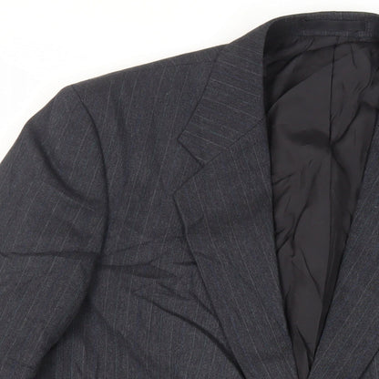 Mens UK Size 40 St Michael Regular Blue Suit Jacket