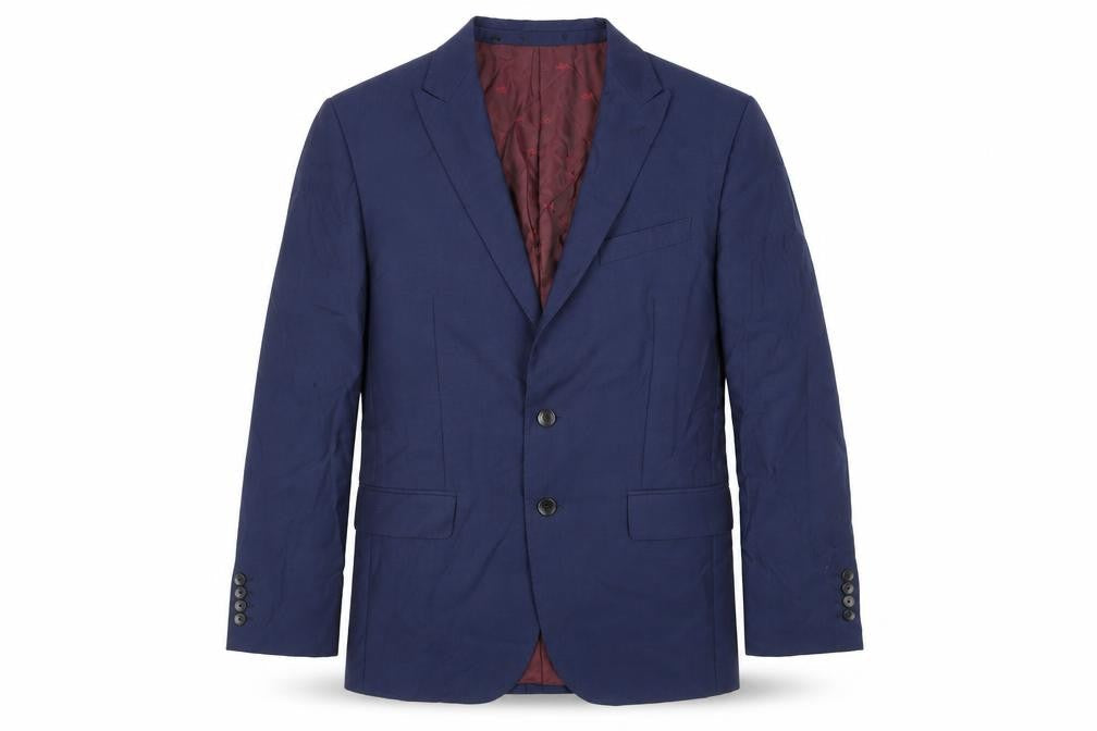 Mens UK Size 40 Marks and Spencer Regular Blue Suit Jacket