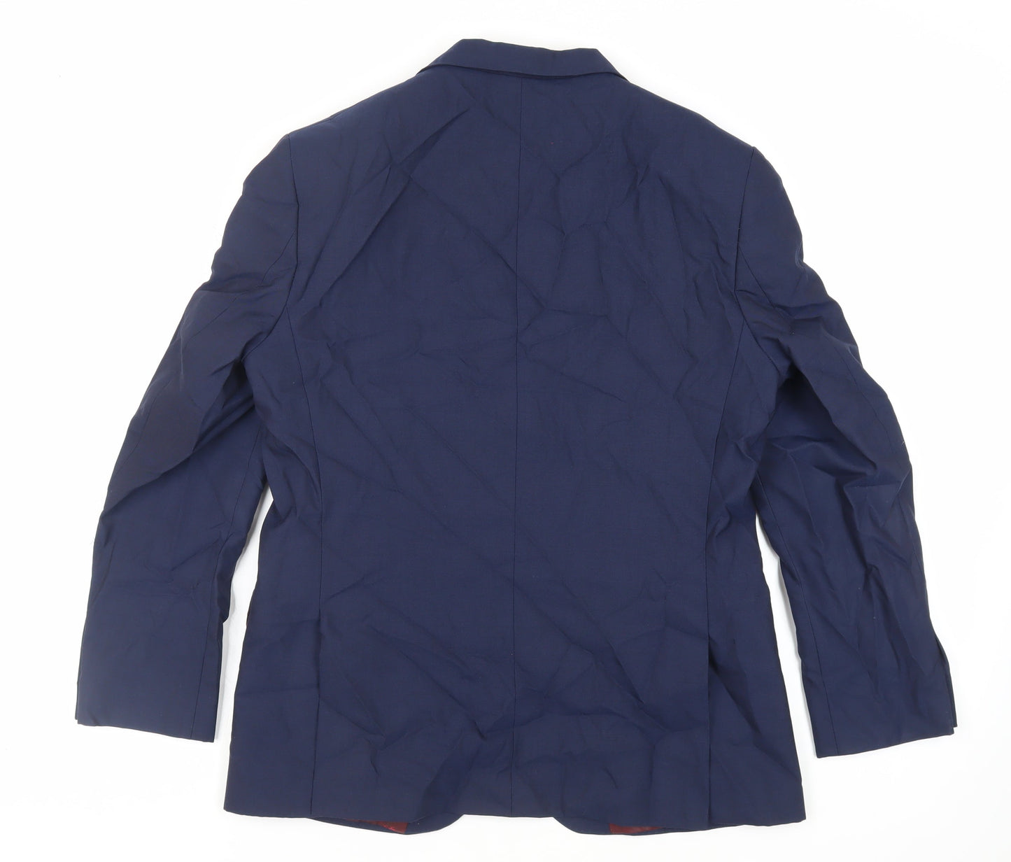 Mens UK Size 40 Marks and Spencer Regular Blue Suit Jacket