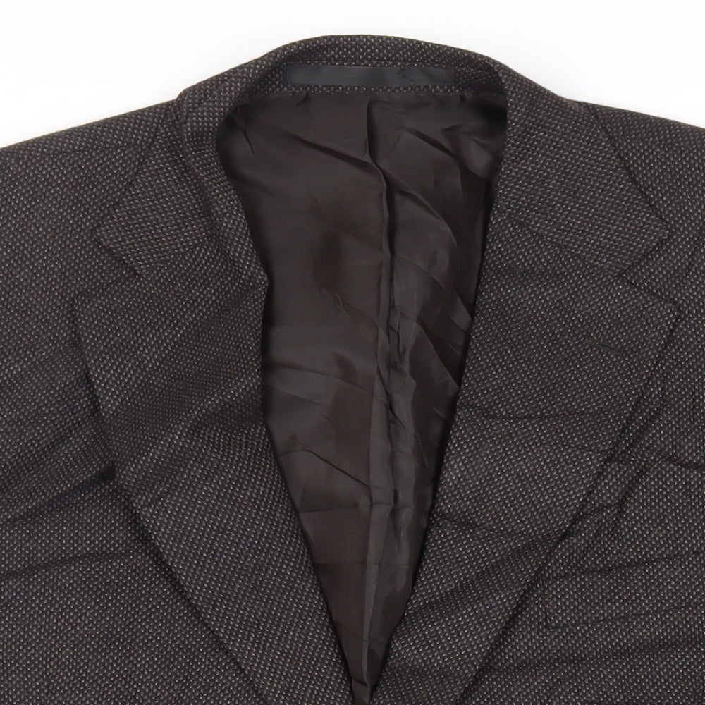 Mens UK Size 44 Marks and Spencer Regular Brown Suit Jacket
