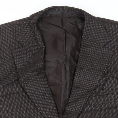 Mens UK Size 44 Marks and Spencer Regular Brown Suit Jacket