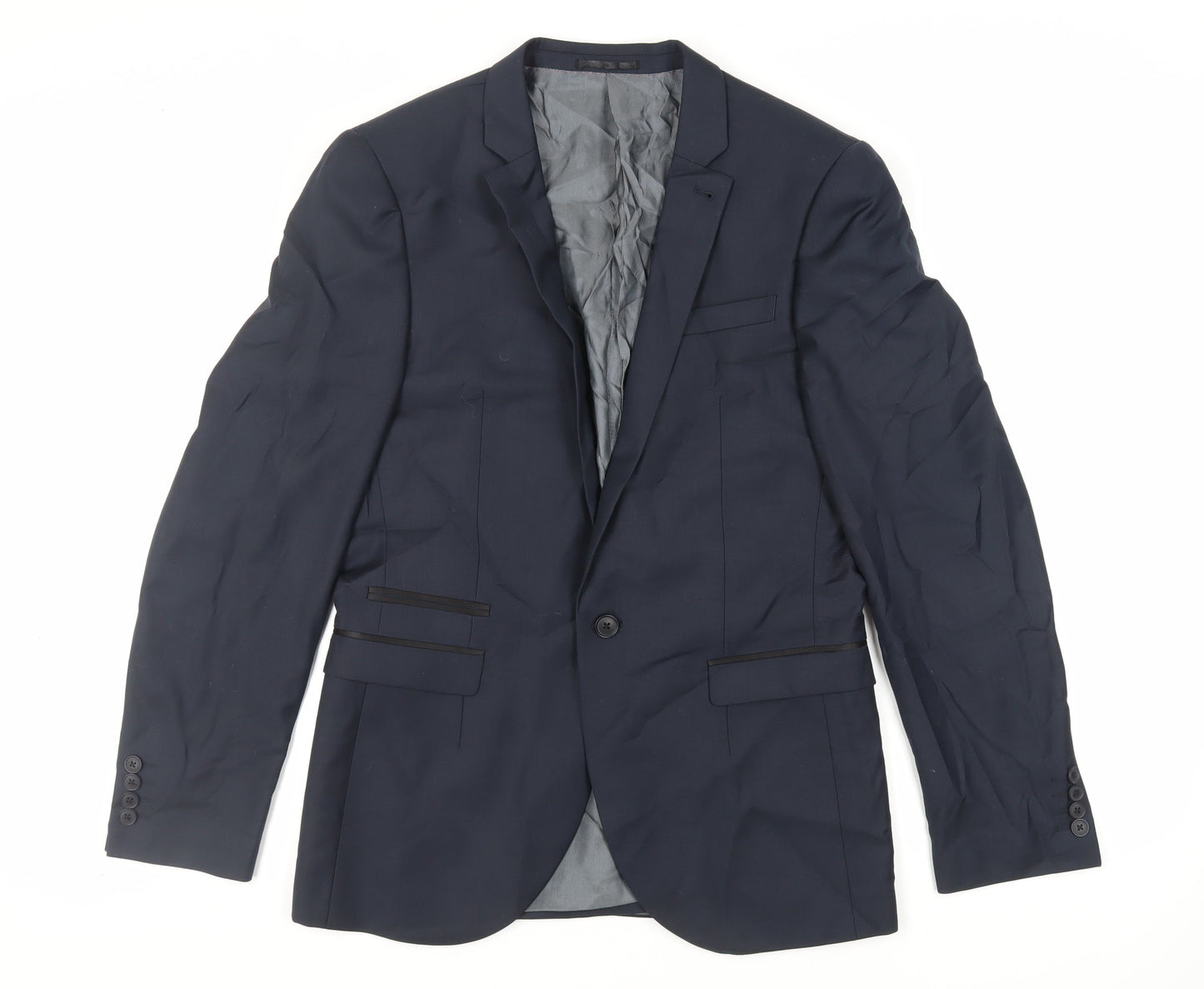 Mens UK Size 38 NEXT Regular Blue Suit Jacket