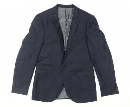 Mens UK Size 38 NEXT Regular Blue Suit Jacket