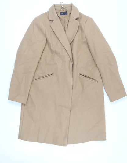 Womens UK Size 16 Marks and Spencer Beige Overcoat