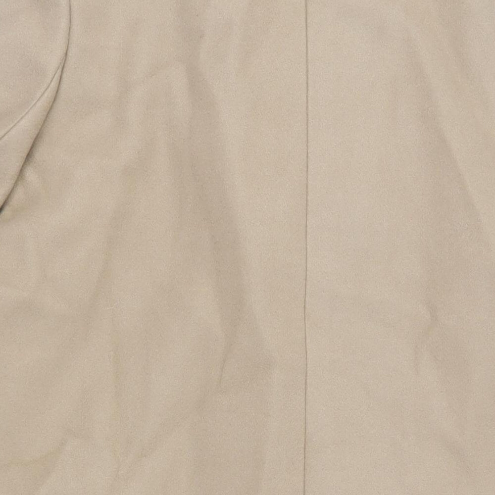 Womens UK Size 16 Marks and Spencer Beige Overcoat