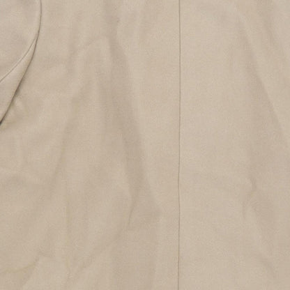 Womens UK Size 16 Marks and Spencer Beige Overcoat