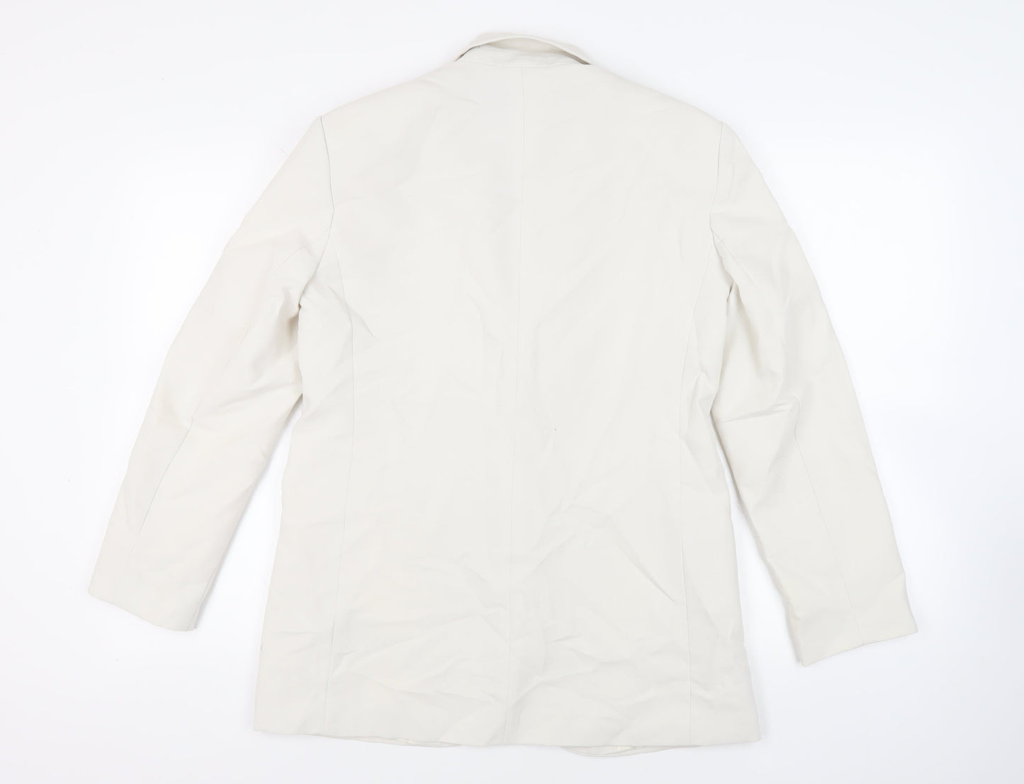 Womens UK Size M Zara Ivory Jacket