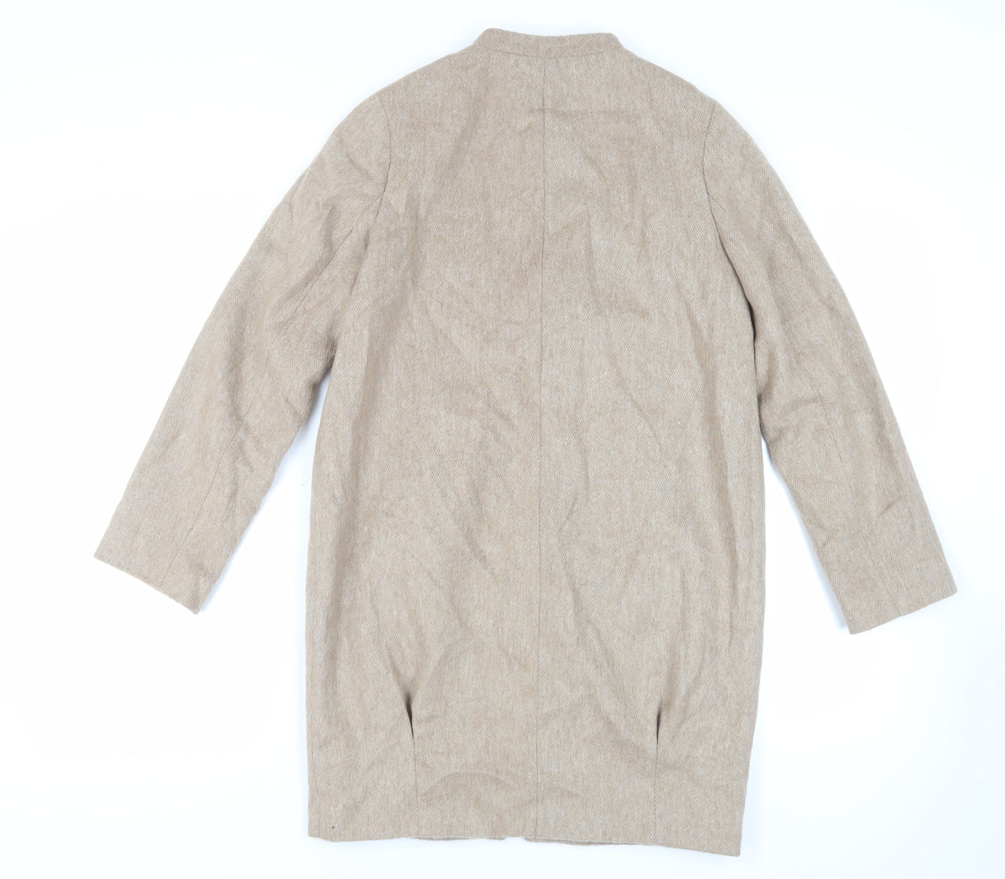 Womens UK Size 8 Precis Beige Overcoat
