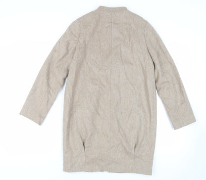 Womens UK Size 8 Precis Beige Overcoat