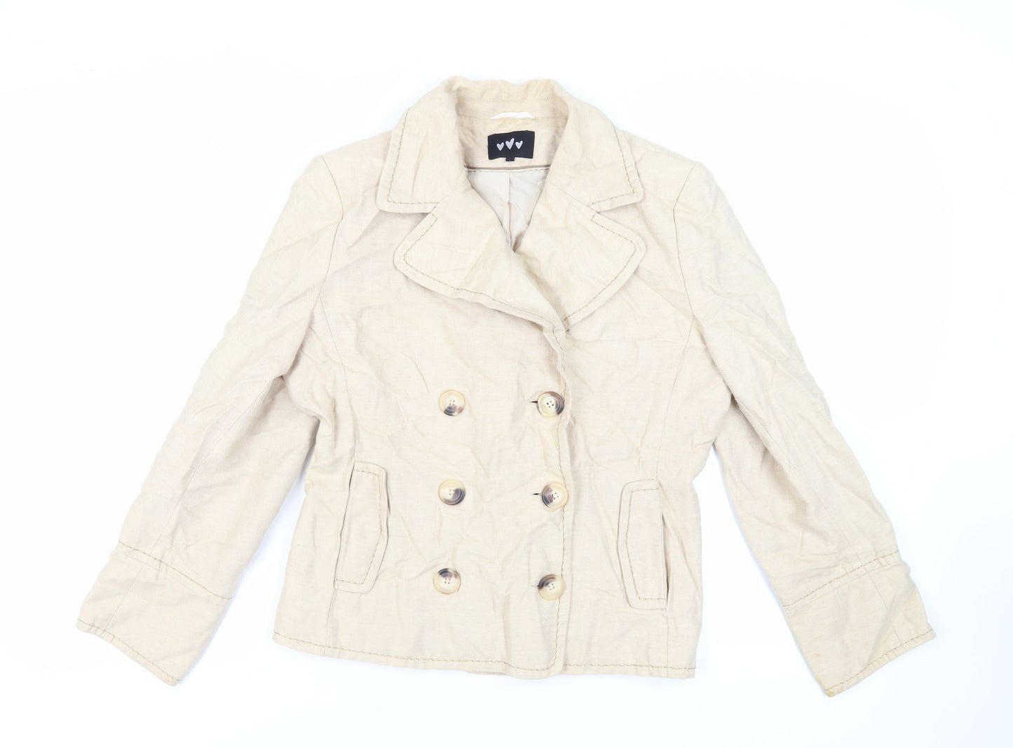 Womens UK Size 14 Per Una Beige Jacket