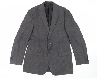 Mens UK Size 40 Marks and Spencer Regular Grey Suit Jacket