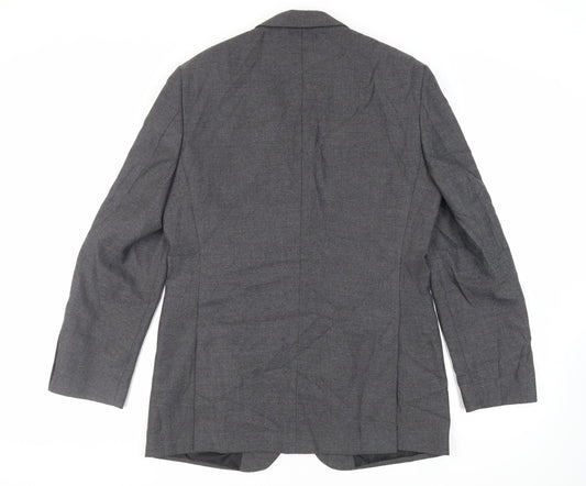 Mens UK Size 40 Marks and Spencer Regular Grey Suit Jacket