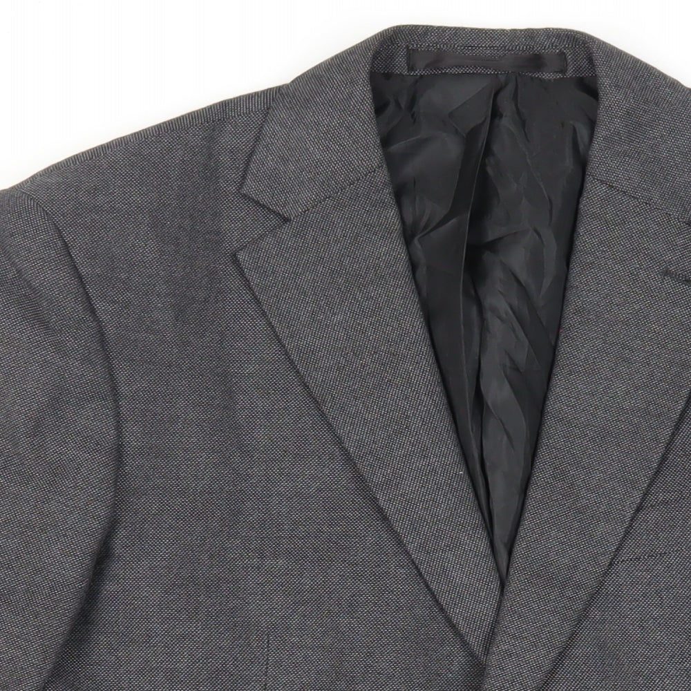 Mens UK Size 40 Marks and Spencer Regular Grey Suit Jacket