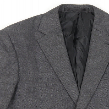 Mens UK Size 40 Marks and Spencer Regular Grey Suit Jacket
