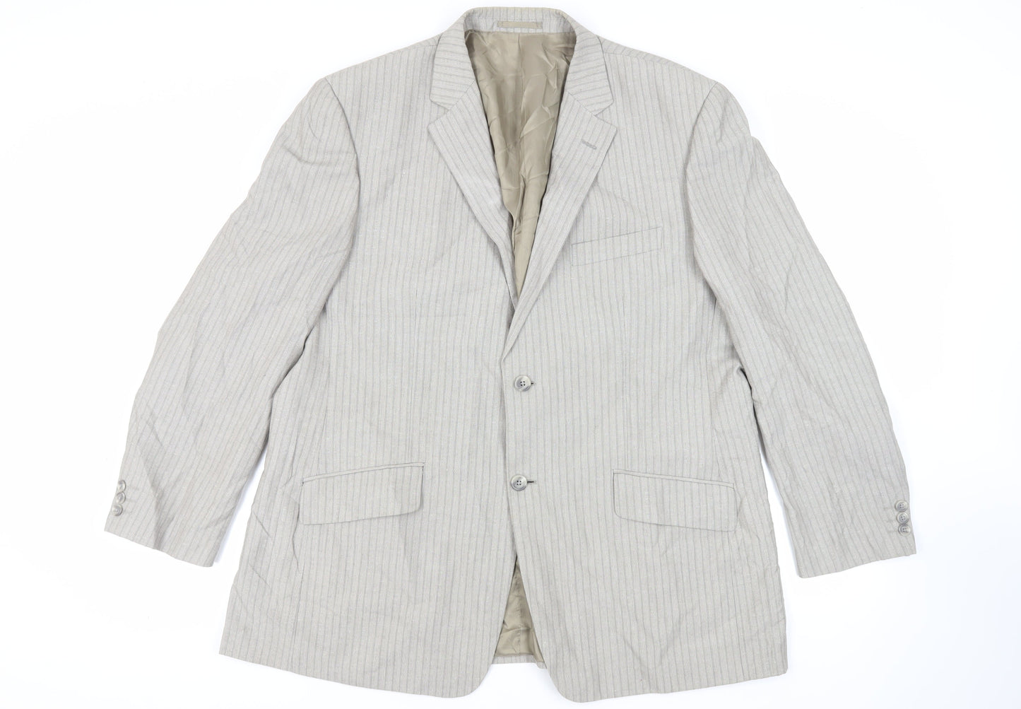 Mens UK Size 48 Brook Taverner Regular Grey Suit Jacket