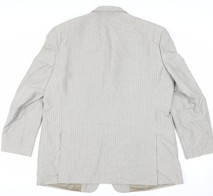 Mens UK Size 48 Brook Taverner Regular Grey Suit Jacket