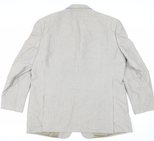 Mens UK Size 48 Brook Taverner Regular Grey Suit Jacket