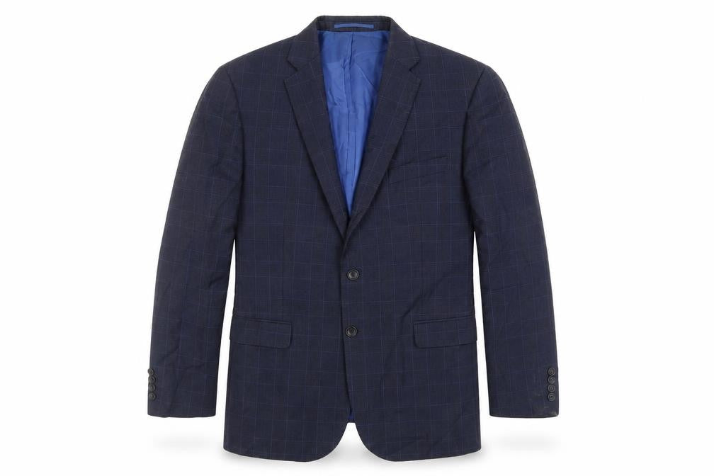 Mens UK Size 42 Savoy Taylors Guild Regular Blue Suit Jacket