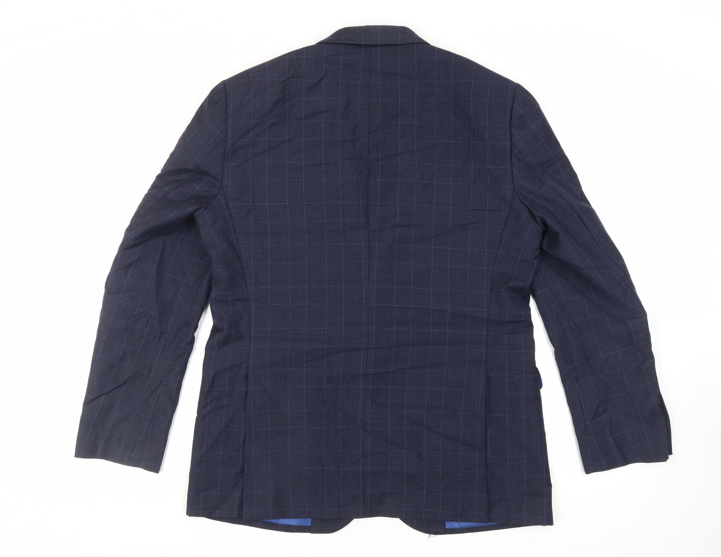 Mens UK Size 42 Savoy Taylors Guild Regular Blue Suit Jacket