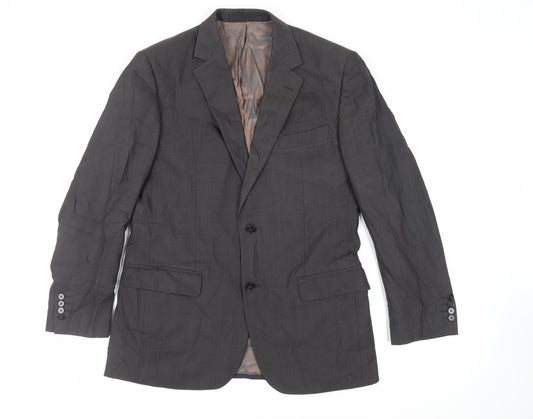 Mens UK Size 40 Marks and Spencer Regular Grey Suit Jacket