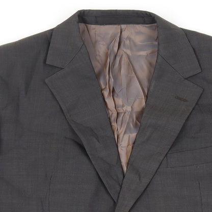 Mens UK Size 40 Marks and Spencer Regular Grey Suit Jacket